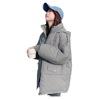 和锋金羽短款oversize棉服外套