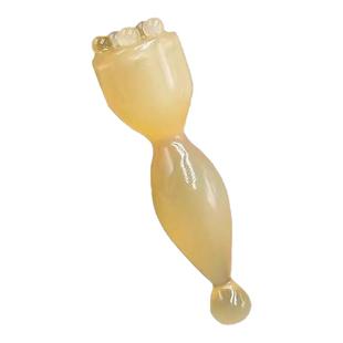 朱雀三啄工具羊角小莲蓬眼部按摩棒黄铜滚珠点穴笔面部美容拨筋棒