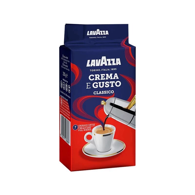 LAVAZZA拉瓦萨原装进口经典黑咖啡粉250g