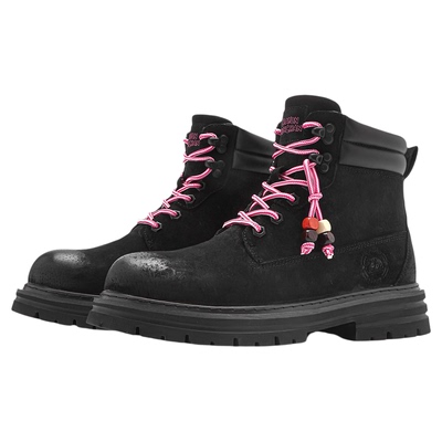 蜡笔小新高帮厚底马丁靴