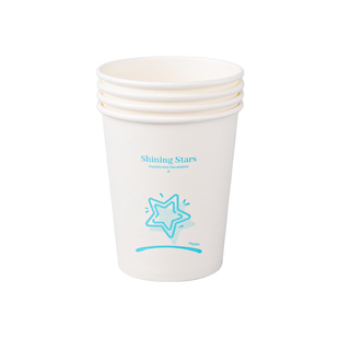 一次性纸杯子纯白加厚食品级茶水商用办公咖啡杯奶茶饮料整箱批发