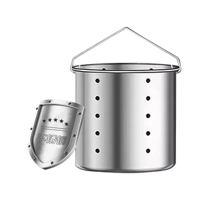 新款不锈钢开口打窝器沉底传统钓酒米远投定点钓鱼手竿打窝神器