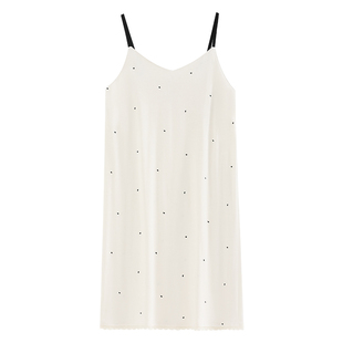 家乐芬睡裙女士睡衣裙子夏季莫代尔背心无袖吊带夏天夏款薄款冰丝