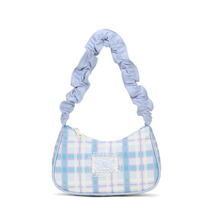 VANWALK 少女休闲百搭泡泡单肩hobo腋下包包通勤马卡龙手提法棍包