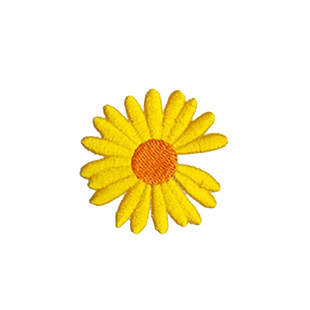 小雏菊刺绣烫布贴衣服裤子破洞补丁贴菊花图案衣服贴鞋装饰绣花贴