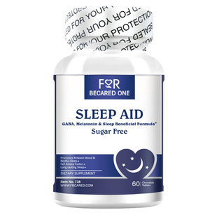 进口GABA氨基丁酸褪黑素安瓶助眠药片有助治睡眠的药帮助快速深度