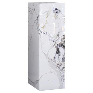 大理石摆件展示底座增高台客展厅酒店落地工艺品装饰岩板立柱石墩