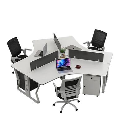 创意职员办公桌环保板材简约现代