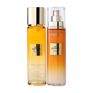 欧莱雅小蜜罐金致臻颜花蜜胶原水乳套装护肤品正品抗皱紧致抗衰老