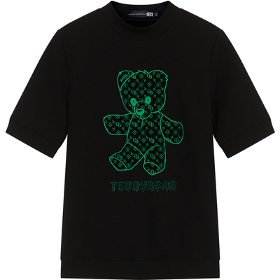 BM欧美式高街小熊卫衣