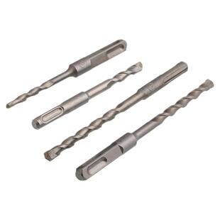 冲击电锤钻头加长穿墙两坑两槽圆柄四坑方柄混凝土水泥墙壁打孔钻