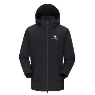 骆驼男装冲锋衣薄外套男女防风防水户外登山硬壳夹克徒步新款春夏