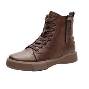 美拉德风马丁靴女英伦复古2025冬季新款女短靴厚底防滑大码女靴子