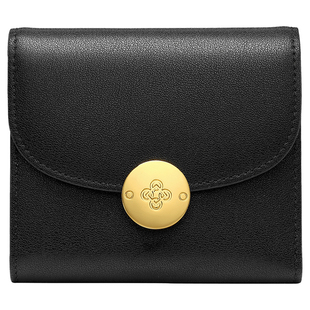 金利来女士短款钱包2025新款小众设计百搭真皮女包折叠卡包皮夹潮