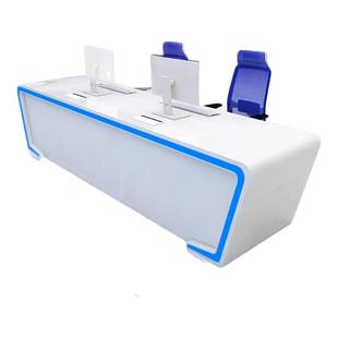 定制烤漆监控台操作台指挥中心控制台中控室调度台办公电脑工作台