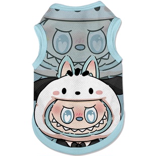 联名拉布布labubu周边宠物背心比熊大中小防掉毛狗狗猫咪衣服
