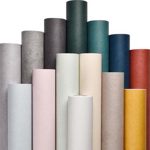 加厚墙纸自粘防水防潮中国风纯红色贴纸服装店宿舍家用背景墙壁纸