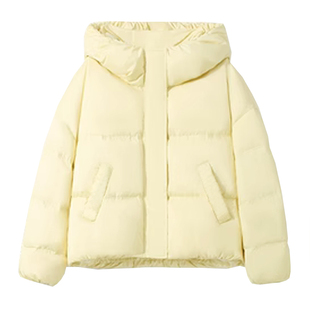 白色短款羽绒服女冬季2025新款女款今年流行爆款小个子巨好看外套