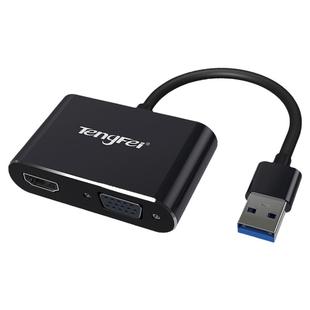 USB转HDMI转换器VGA转接头电脑外接显示器高清线连接电视投影仪