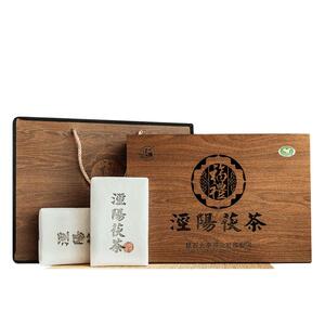 金花黑茶泾域茯砖茶礼盒装1000g