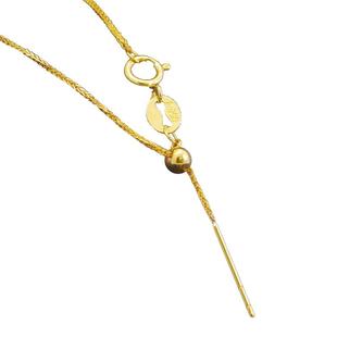 臻怡18k金意大利进口肖邦链针式链伸缩链调节链路路通链万能链女