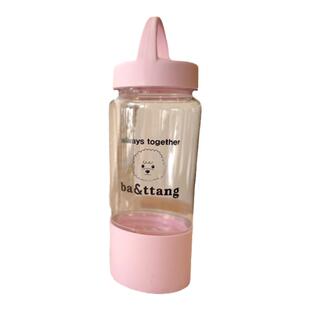 现货~韩国代购ba＆ttang宠物猫狗出行便携水杯水壶300ml