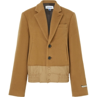 【折扣】Ader Error 女秋冬拼接绵混纺外套