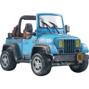 JacksDo DB扉页载具蓝色吉普车龙珠载具蓝色吉普车交通公具gk模型