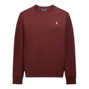 【新年马上旺】暇步士女装秋冬新款加绒保暖空气层圆领红色卫衣女