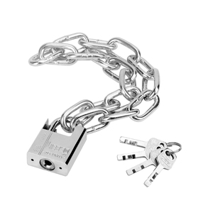 铁链锁链子锁户外防水防锈链条锁加长自行车链子防盗家用门锁铁环