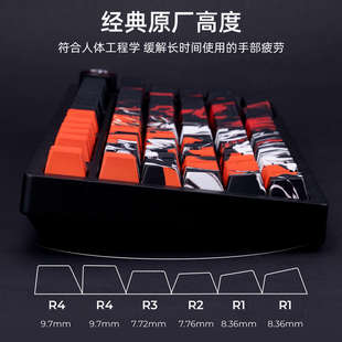 键帽侧刻透光原厂热升华PBT材质个性 黑崎一护 主题 死神 XVX