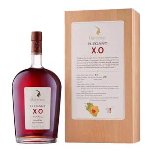 法国原瓶进口洋酒Gavernac佳运来臻品XO白兰地礼盒装1L团购优惠