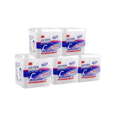 3M细滑牙线棒清洁牙齿