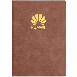 A5笔记本本子软皮黄色本子定制商务超厚羊巴皮记事本简约大学生日记本封面刻字企业订做办公用品批发可印logo