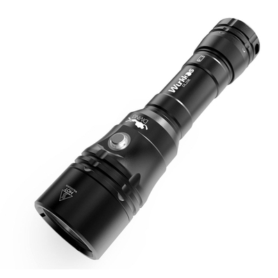 直充开关18650便携潜水手电筒