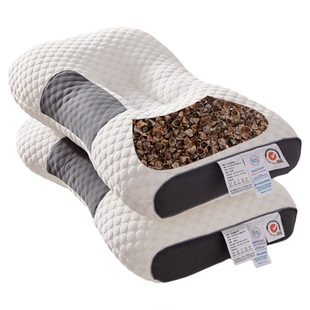 全荞麦枕头成人护颈椎助睡眠枕芯家用不塌陷不变形纯荞麦皮壳硬整