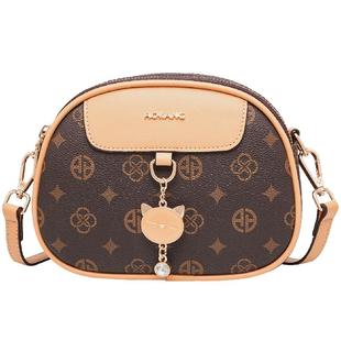 奥康小圆包2026新款斜挎包包高级大容量单肩包女款通勤包新年礼物