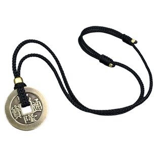 山鬼花钱绳吊坠绳钱币文玩绳子可调节平安扣绳符箓项链绳男女挂脖