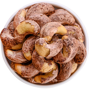 尚恰带皮紫腰果仁A170特大颗粒新货越南特产干果零食品官方旗舰店