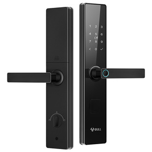 公牛家用防盗门指纹锁密码锁智能门锁半自动智能锁电子门锁Z08