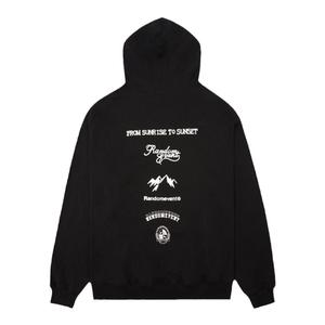 Randomevent 综合logo织带连帽卫衣