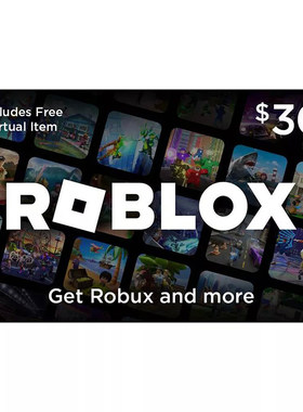 国际服充值卡RobloxRobuxUSD30