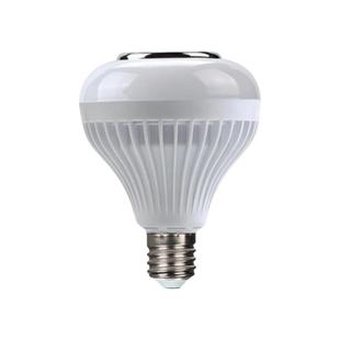 智能蓝牙音乐LED七彩灯泡12W家用E27大螺口遥控变光KTV氛围灯新品