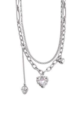 三福街潮双链无性别短项链单条 时尚个性首饰配饰链条843967