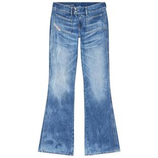 [折扣]DIESEL女士D-HUSH通勤穿搭低腰修身微喇牛仔裤A1474009L19