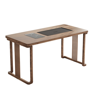 新中式实木茶桌椅组合客厅干泡茶台办公室精致茶桌阳台小型禅意桌