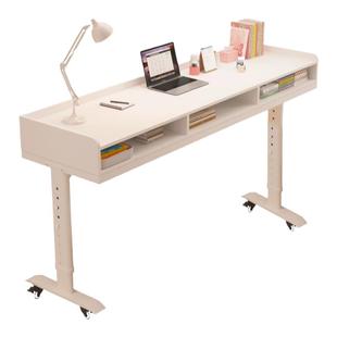 床边桌可移动升降桌家用跨床桌靠墙学生学习书桌懒人床上电脑桌