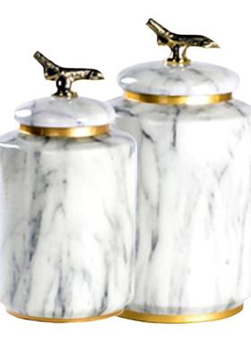 陶瓷新中式卧室客厅办公摆件室