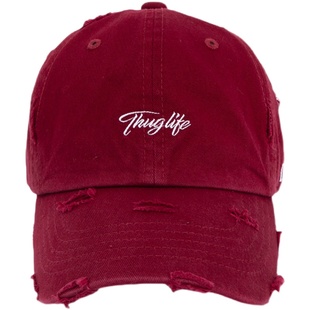 韩国FLIPPER棒球帽代购男女春夏个性做旧简约字母软顶弯檐鸭舌帽