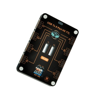 USB转TTL多路/4路/8路串口扩展模块 TyepC转TTL 高速率CH348芯片